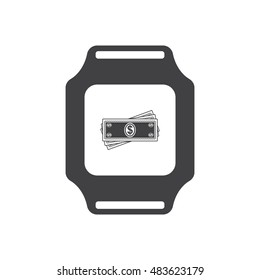smart watch Icon vector