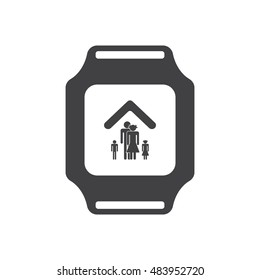 smart watch Icon vector