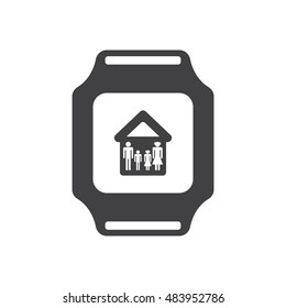 smart watch Icon vector