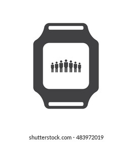 smart watch Icon vector