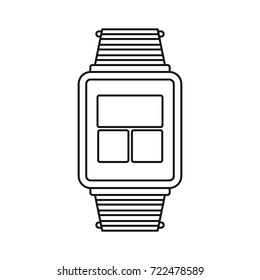 Smart watch icon vector
