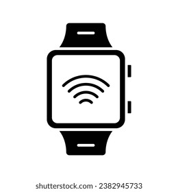 smart watch icon vector design template simple and clean