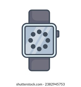 smart watch icon vector design template simple and clean