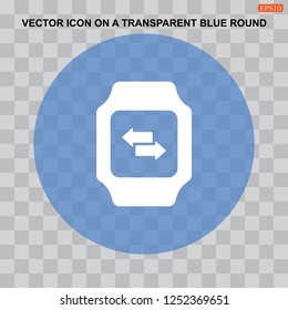 smart watch Icon vector  flat design style