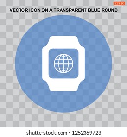 smart watch Icon vector  flat design style