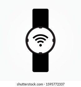 smart watch Icon vector flat design style