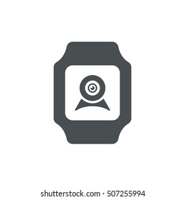 smart watch Icon vector  flat design style