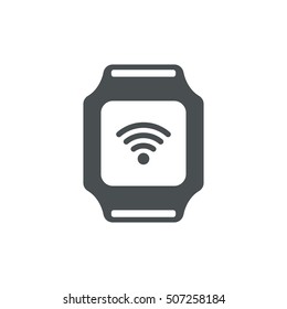 smart watch Icon vector  flat design style