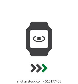 smart watch Icon vector  flat design style