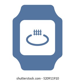 smart watch Icon vector  flat design style