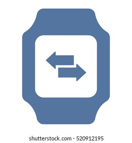 smart watch Icon vector  flat design style