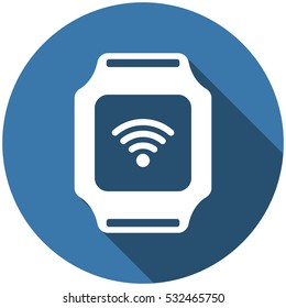 smart watch Icon vector  flat design style