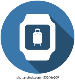 smart watch Icon vector  flat design style