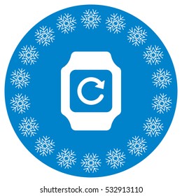 smart watch Icon vector  flat design style