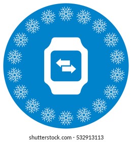 smart watch Icon vector  flat design style