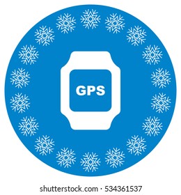 smart watch Icon vector  flat design style