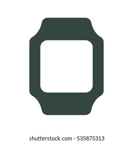 smart watch Icon vector  flat design style