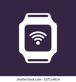 smart watch Icon vector  flat design style