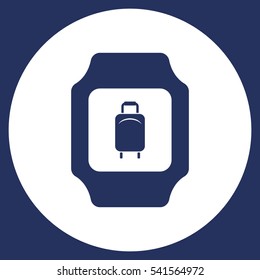 smart watch Icon vector  flat design style