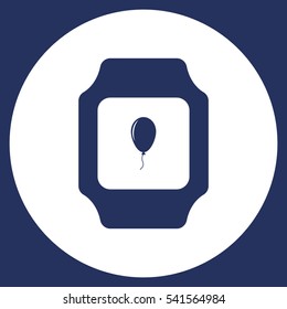 smart watch Icon vector  flat design style