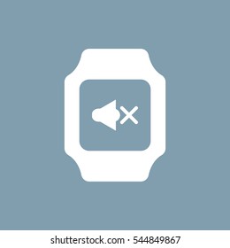 smart watch Icon vector  flat design style
