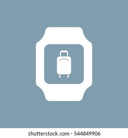 smart watch Icon vector  flat design style