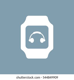 smart watch Icon vector  flat design style