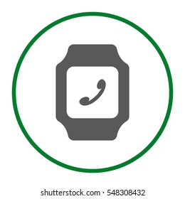 smart watch Icon vector  flat design style