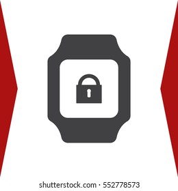 smart watch Icon vector  flat design style