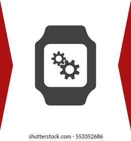 smart watch Icon vector  flat design style