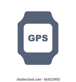 smart watch Icon vector  flat design style