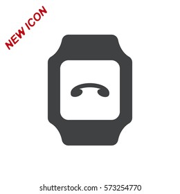 smart watch Icon vector  flat design style