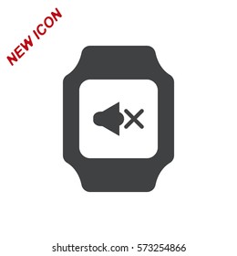 smart watch Icon vector  flat design style