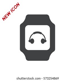 smart watch Icon vector  flat design style