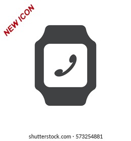 smart watch Icon vector  flat design style