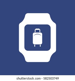 smart watch Icon vector  flat design style