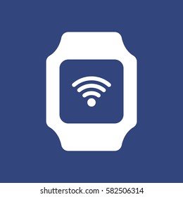 smart watch Icon vector  flat design style