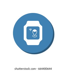 smart watch Icon vector  flat design style
