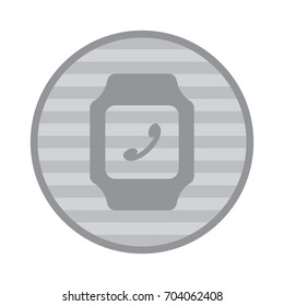 smart watch Icon vector  flat design style