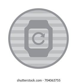 smart watch Icon vector  flat design style