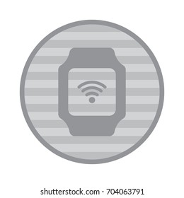 smart watch Icon vector  flat design style