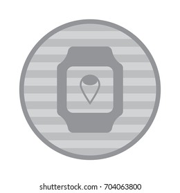 smart watch Icon vector  flat design style