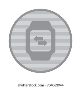 smart watch Icon vector  flat design style