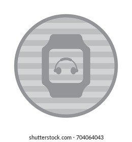 smart watch Icon vector  flat design style