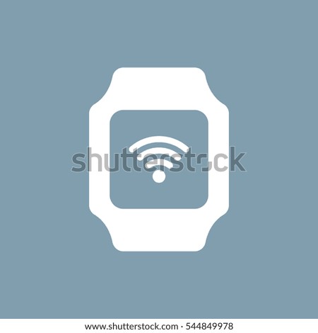 smart watch Icon vector  flat design style