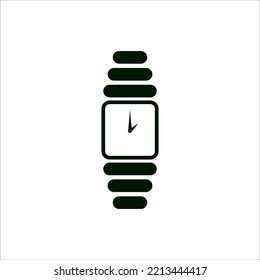 Símbolo de ilustración de icono de reloj inteligente