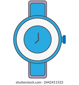 Icono de reloj inteligente, ilustración vectorial. 