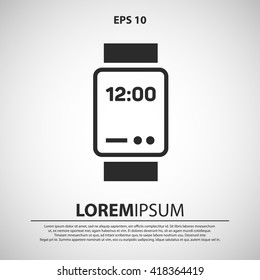 smart watch icon. smart watch vector illustration