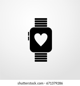 smart watch icon. vector sign symbol on white background