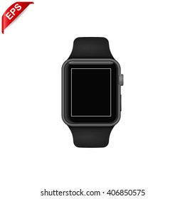 smart watch icon, vector smartwatch, isolated smart watch